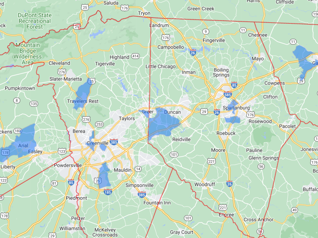 Opportunity Zone Map Upstate SC 1024x768 